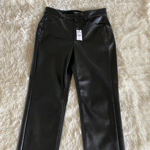 EXPRESS- High Rise Leather pants